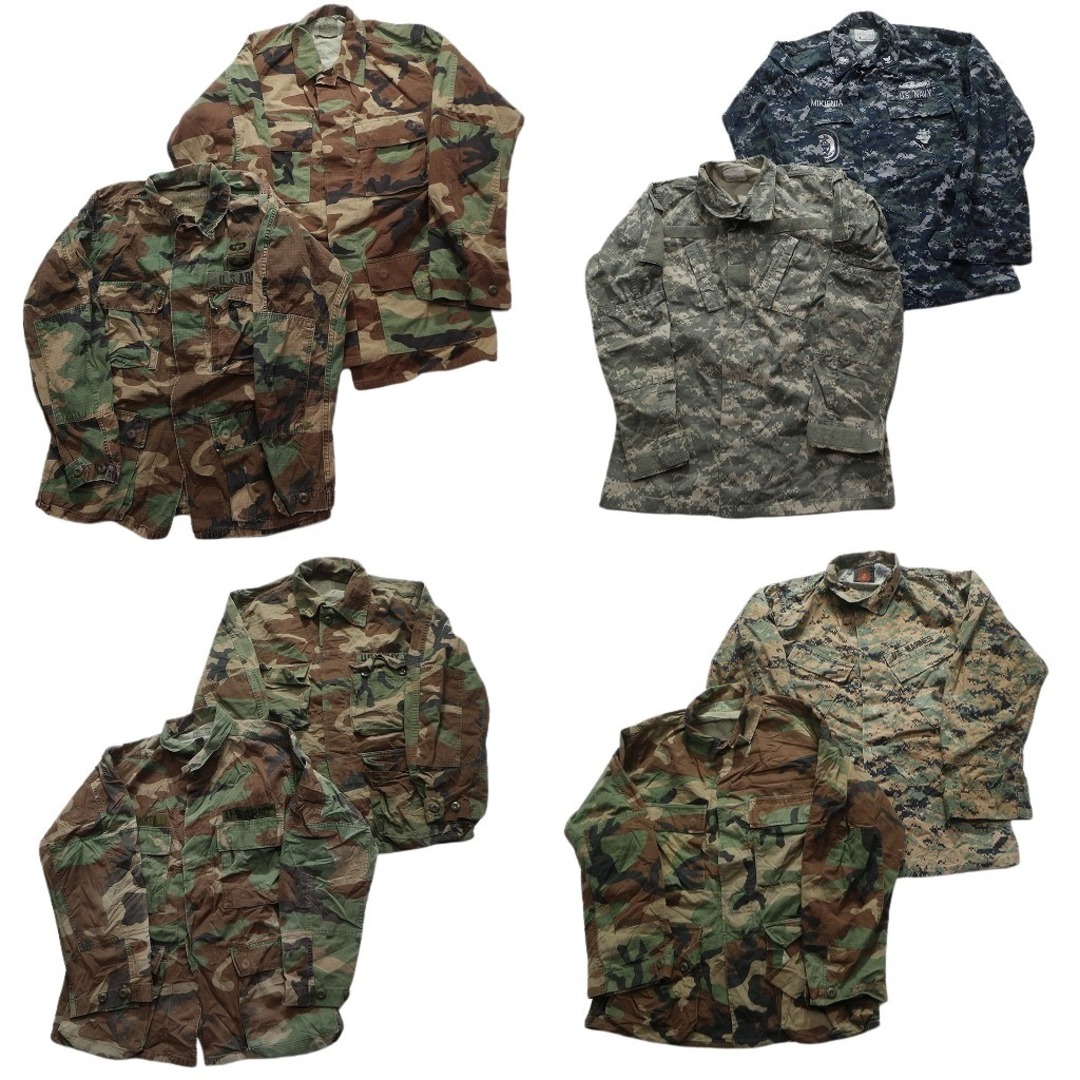 古着卸 まとめ売り 米軍実物 フィールドジャケット カモ柄MIX 古着卸 まとめ売り 米軍実物 フィールドジャケット カモ柄MIX