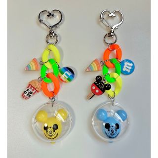Disney - カラフルハピネス ぬいぐるみチャームセット Disney - カラフルハピネス ぬいぐるみチャームセット