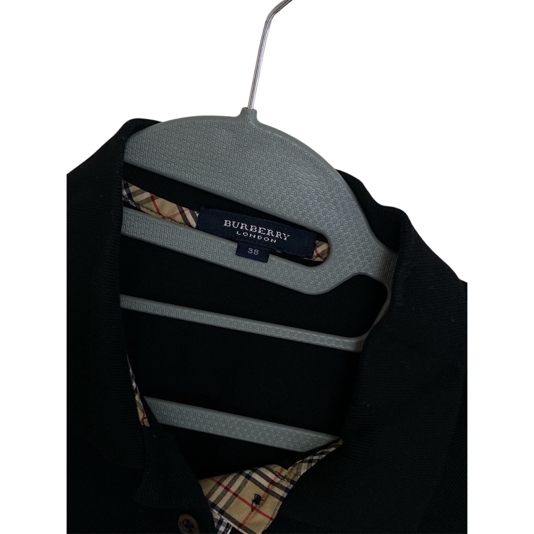 BURBERRY - 【美品】BURBERRY LONDON ブラック ポロシャツの通販 BURBERRY - 【美品】BURBERRY LONDON ブラック ポロシャツの通販