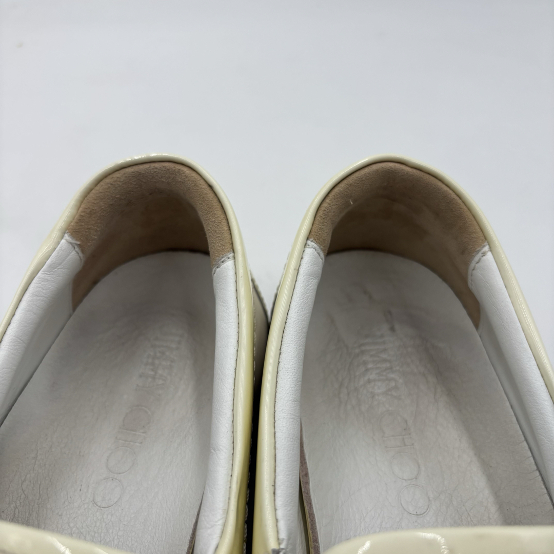 JIMMY CHOO - ジミーチュウ スタースタッズ レザー スリッポン JIMMY CHOO - ジミーチュウ スタースタッズ レザー スリッポン