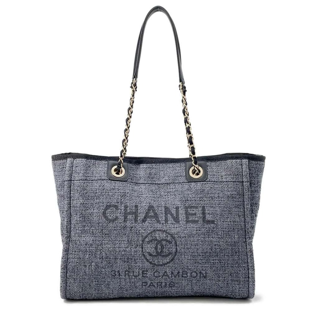 CHANEL - シャネル トートバッグ ドーヴィルライン ミディアム CHANEL - シャネル トートバッグ ドーヴィルライン ミディアム