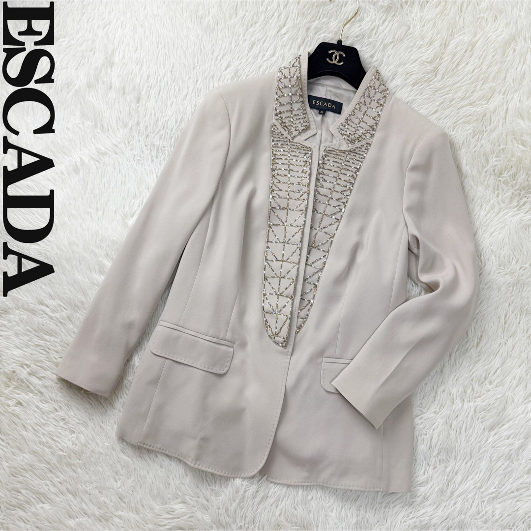 ESCADA - 人気♡XLサイズ♡シルク♡ESCADA エスカーダ デザイン ESCADA - 人気♡XLサイズ♡シルク♡ESCADA エスカーダ デザイン
