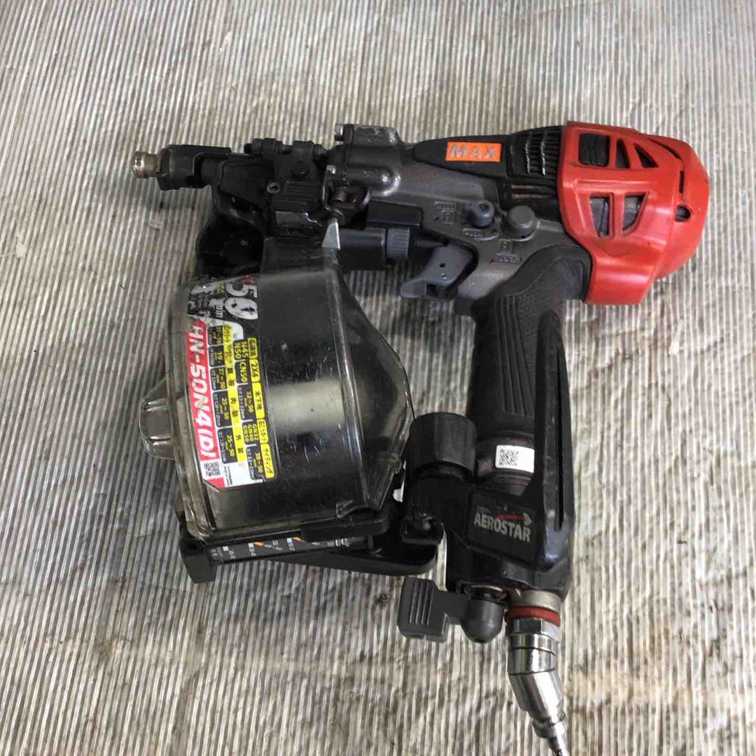 ☆マックス(MAX) 高圧エア釘打ち機 HN-50N4(D)-G【草加店】の ☆マックス(MAX) 高圧エア釘打ち機 HN-50N4(D)-G【草加店】の