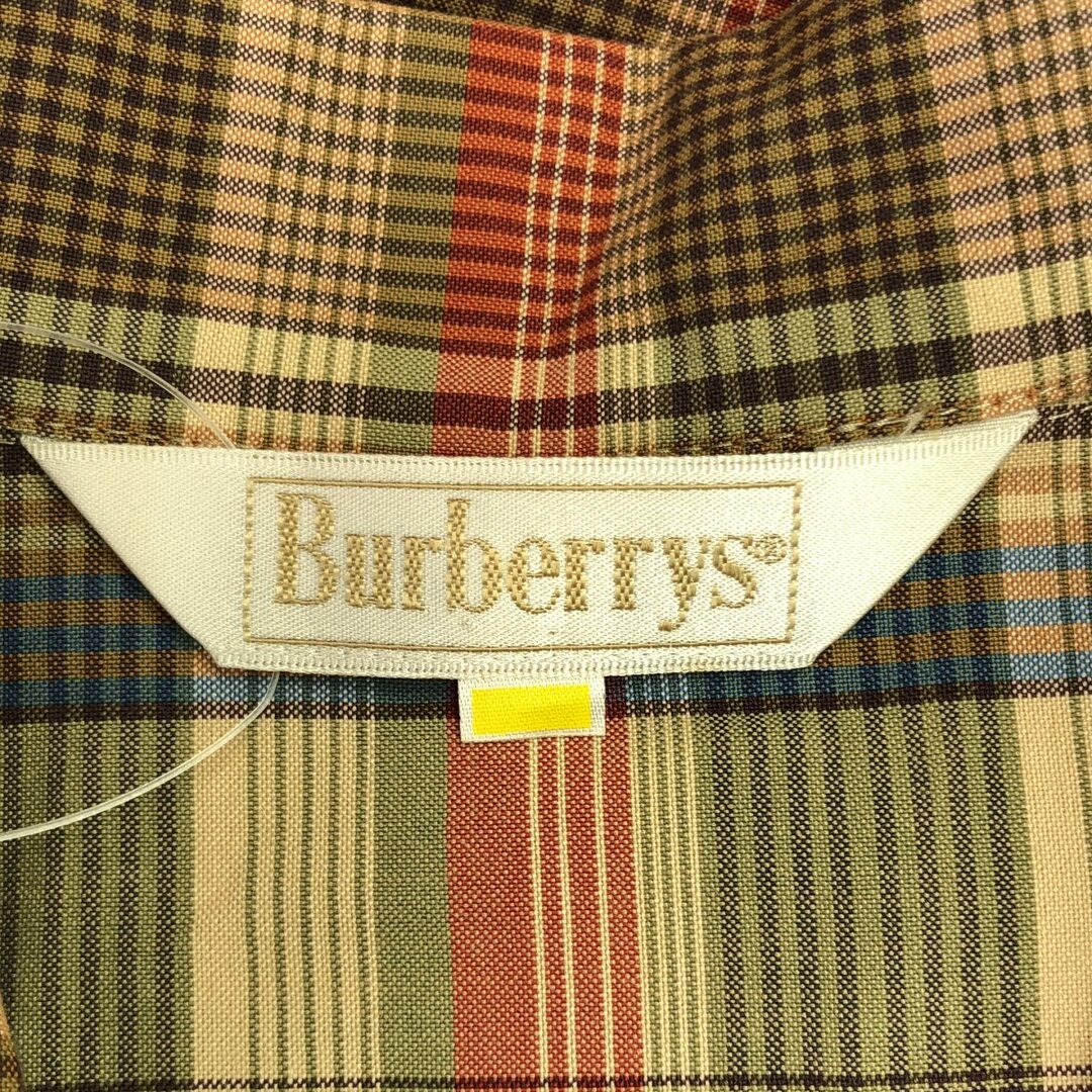BURBERRY - Burberry's バーバリーズ チェック オープンカラー BURBERRY - Burberry's バーバリーズ チェック オープンカラー