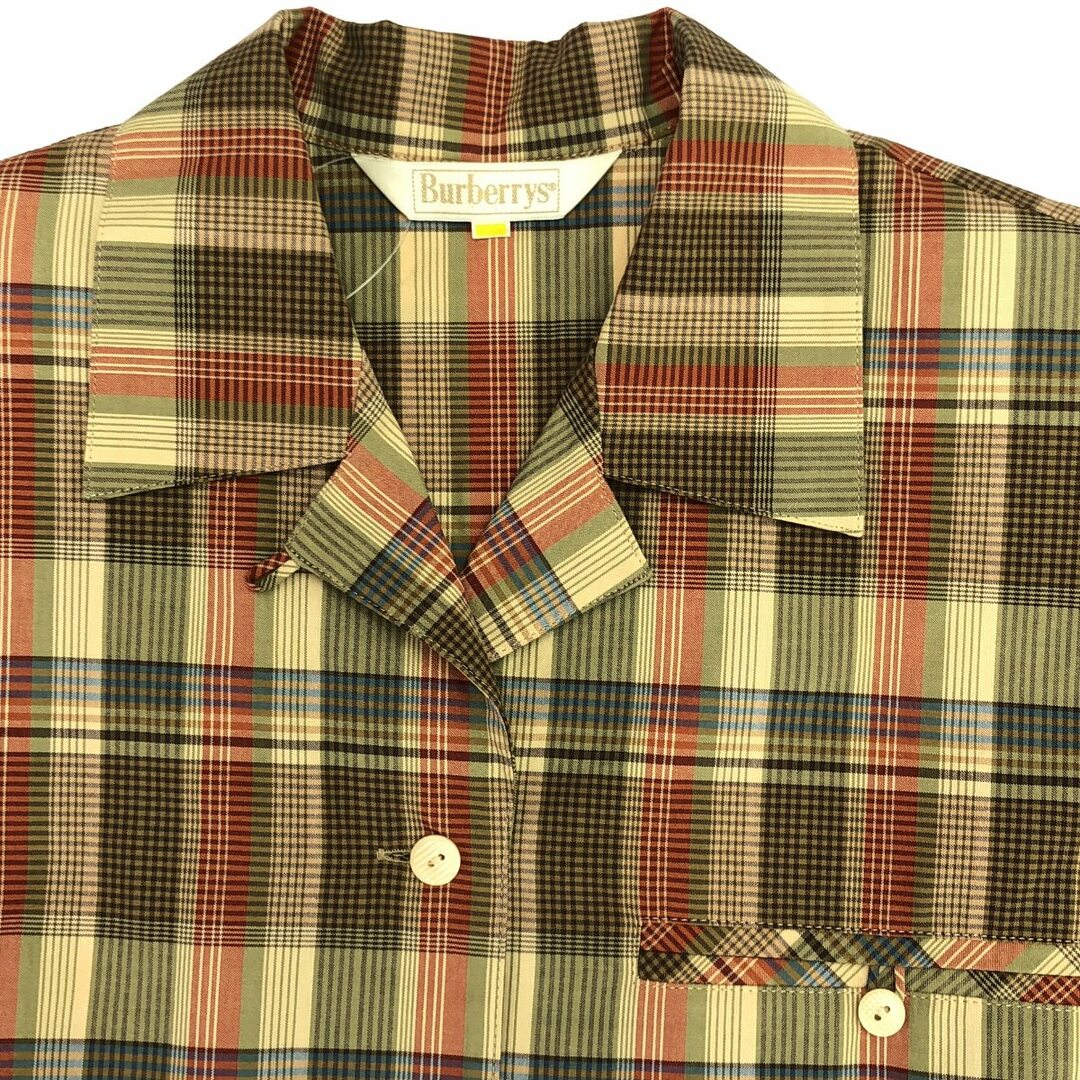 BURBERRY - Burberry's バーバリーズ チェック オープンカラー BURBERRY - Burberry's バーバリーズ チェック オープンカラー
