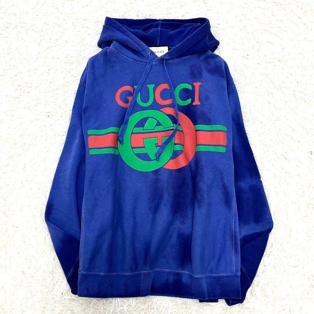 GUCCI - GUCCI グッチ パーカー グラデーション インター GUCCI - GUCCI グッチ パーカー グラデーション インター