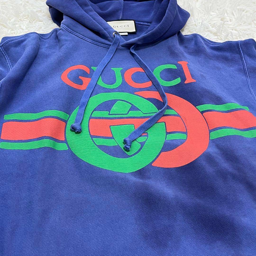 GUCCI - GUCCI グッチ パーカー グラデーション インター GUCCI - GUCCI グッチ パーカー グラデーション インター