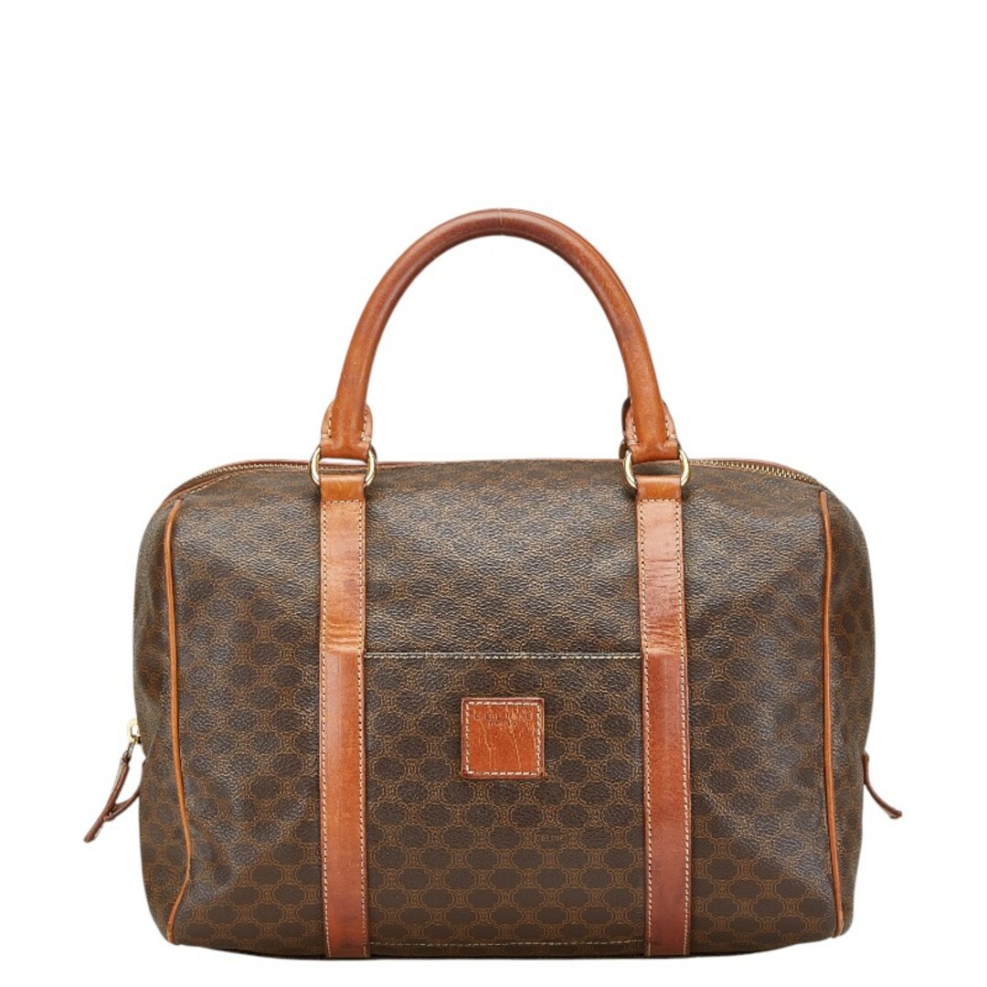 CELINE - セリーヌ マカダム ハンドバッグ ミニボストンバッグ CELINE - セリーヌ マカダム ハンドバッグ ミニボストンバッグ
