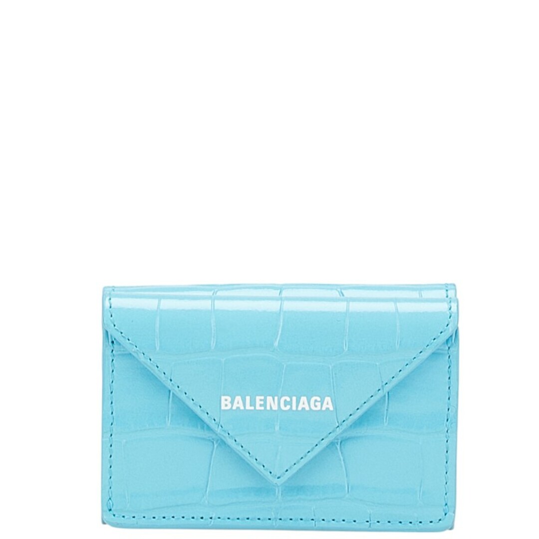 BALENCIAGA - バレンシアガ ペーパーミニウォレット クロコ型 BALENCIAGA - バレンシアガ ペーパーミニウォレット クロコ型