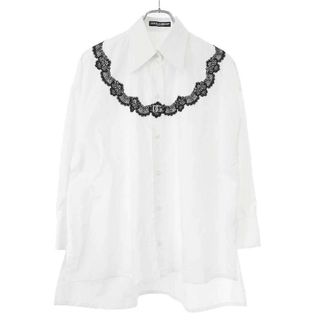 DOLCE&GABBANA - DOLCE&GABBANA ブラウス 38(S位) グレー 【古着 DOLCE&GABBANA - DOLCE&GABBANA ブラウス 38(S位) グレー 【古着