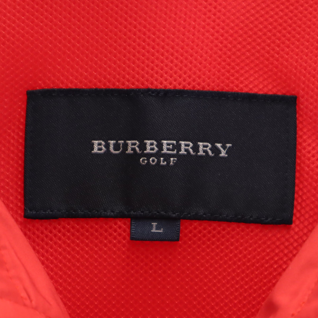 古着 BURBERRY GOLF バーバリーゴルフ 日本製 ベスト L レッド 古着 BURBERRY GOLF バーバリーゴルフ 日本製 ベスト L レッド