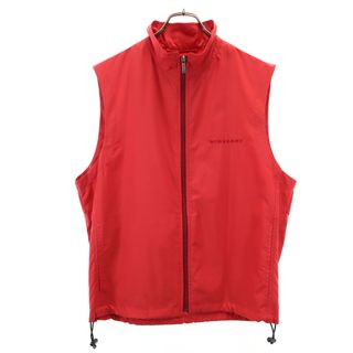 古着 BURBERRY GOLF バーバリーゴルフ 日本製 ベスト L レッド 古着 BURBERRY GOLF バーバリーゴルフ 日本製 ベスト L レッド