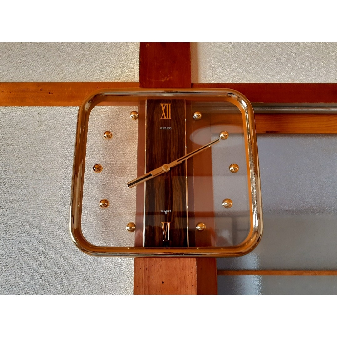 SEIKO - 70's SEIKO 掛け時計 ミッドセンチュリー ビンテージ SEIKO - 70's SEIKO 掛け時計 ミッドセンチュリー ビンテージ