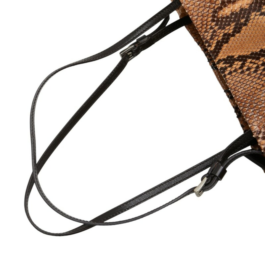 PRADA - プラダ パイソン ハンドバッグ B11189 レザー PRADA - プラダ パイソン ハンドバッグ B11189 レザー