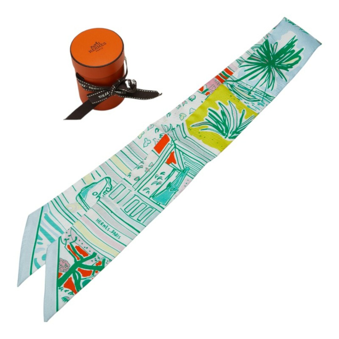 HERMES - エルメス ツイリー RAYURES D'ETE レイユール デ エテ HERMES - エルメス ツイリー RAYURES D'ETE レイユール デ エテ
