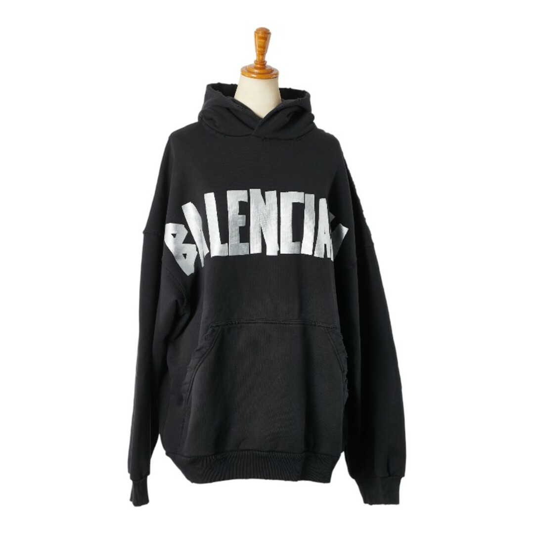 BALENCIAGA - 美品 バレンシアガ 24SS NEW TAPE TYPE HOODIE BALENCIAGA - 美品 バレンシアガ 24SS NEW TAPE TYPE HOODIE