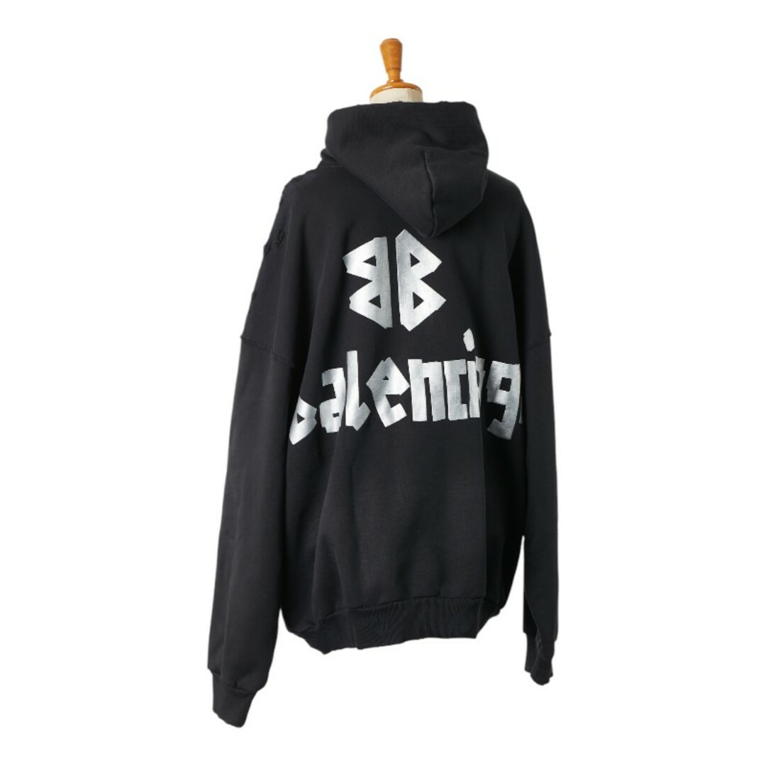 BALENCIAGA - 美品 バレンシアガ 24SS NEW TAPE TYPE HOODIE BALENCIAGA - 美品 バレンシアガ 24SS NEW TAPE TYPE HOODIE
