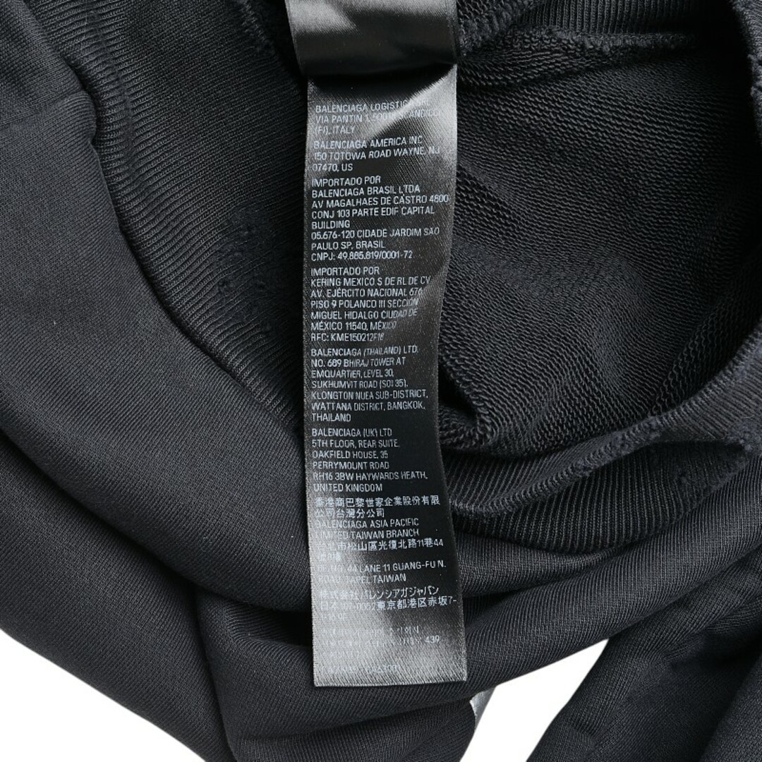 BALENCIAGA - 美品 バレンシアガ 24SS NEW TAPE TYPE HOODIE BALENCIAGA - 美品 バレンシアガ 24SS NEW TAPE TYPE HOODIE