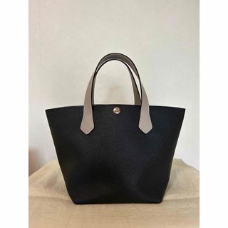 エルベシャプリエ(Herve Chapelier)の希少 エルベシャプリエ　2827GL ノワール×マスティック(トートバッグ)