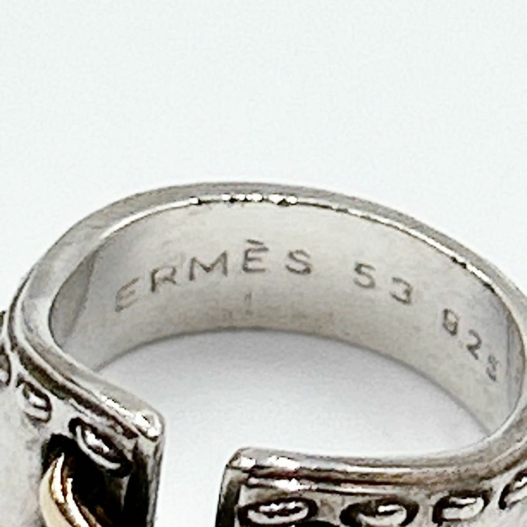 HERMES - エルメス 925 メキシコリング 53 シルバー925 750 k18 HERMES - エルメス 925 メキシコリング 53 シルバー925 750 k18
