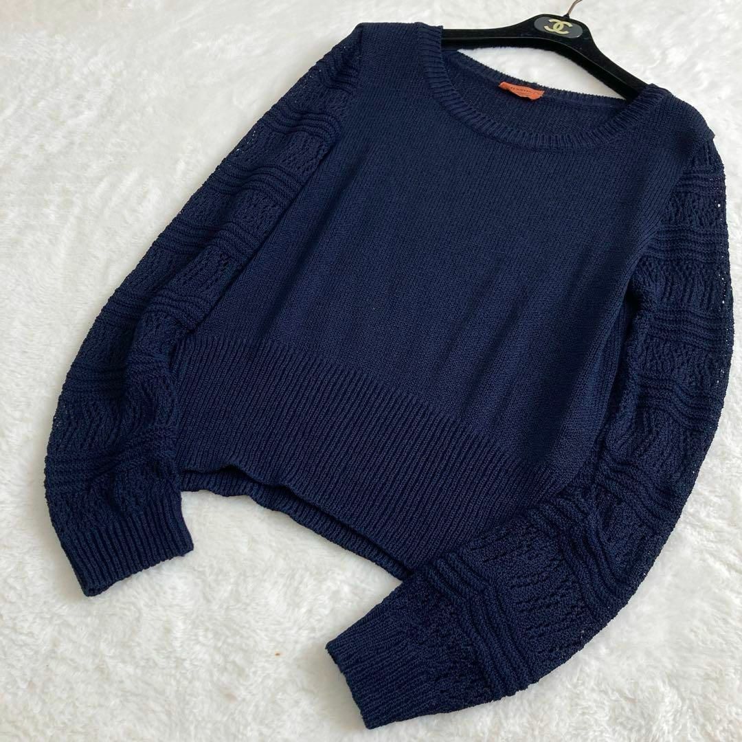 MISSONI - ミッソーニ オレンジタグ サマーニット 透かし編み MISSONI - ミッソーニ オレンジタグ サマーニット 透かし編み