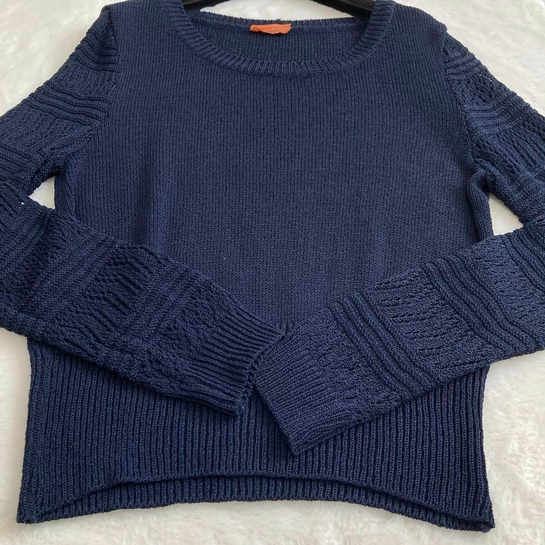 MISSONI - ミッソーニ オレンジタグ サマーニット 透かし編み MISSONI - ミッソーニ オレンジタグ サマーニット 透かし編み