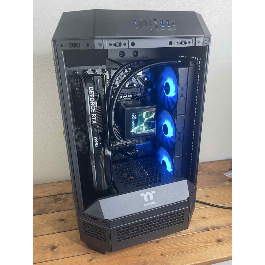 intel - ThermaltakeデスクトップPCcorei713700fRTX4070Tiの通販 intel - ThermaltakeデスクトップPCcorei713700fRTX4070Tiの通販