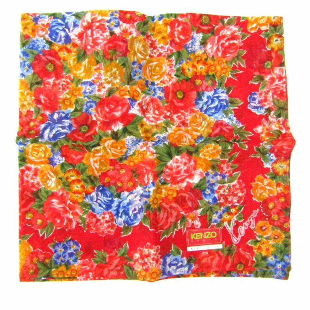 KENZO - ケンゾー ハンカチ 未使用 8点セット ロゴ 花柄等 KENZO - ケンゾー ハンカチ 未使用 8点セット ロゴ 花柄等