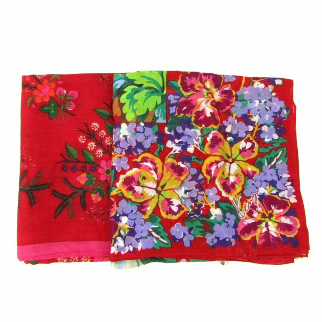 KENZO - ケンゾー スカーフ 大判 花柄 2点セット ストール KENZO - ケンゾー スカーフ 大判 花柄 2点セット ストール