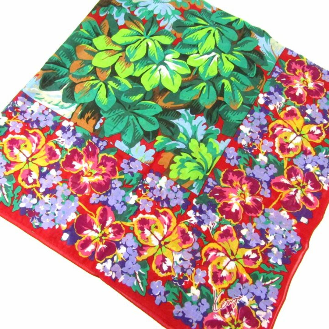 KENZO - ケンゾー スカーフ 大判 花柄 2点セット ストール KENZO - ケンゾー スカーフ 大判 花柄 2点セット ストール