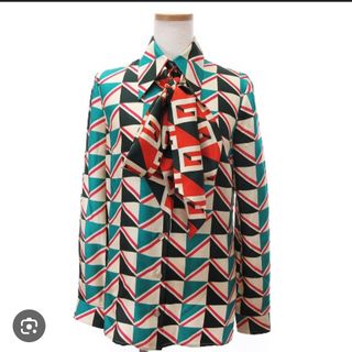 GUCCI - □未使用品□2021SS□GUCCI グッチ ブラウス サイズ40 GUCCI - □未使用品□2021SS□GUCCI グッチ ブラウス サイズ40