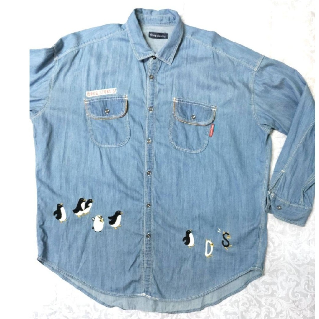 drug store's - 訳ありdrugstore's ペンギンぶたさん刺繍つき drug store's - 訳ありdrugstore's ペンギンぶたさん刺繍つき