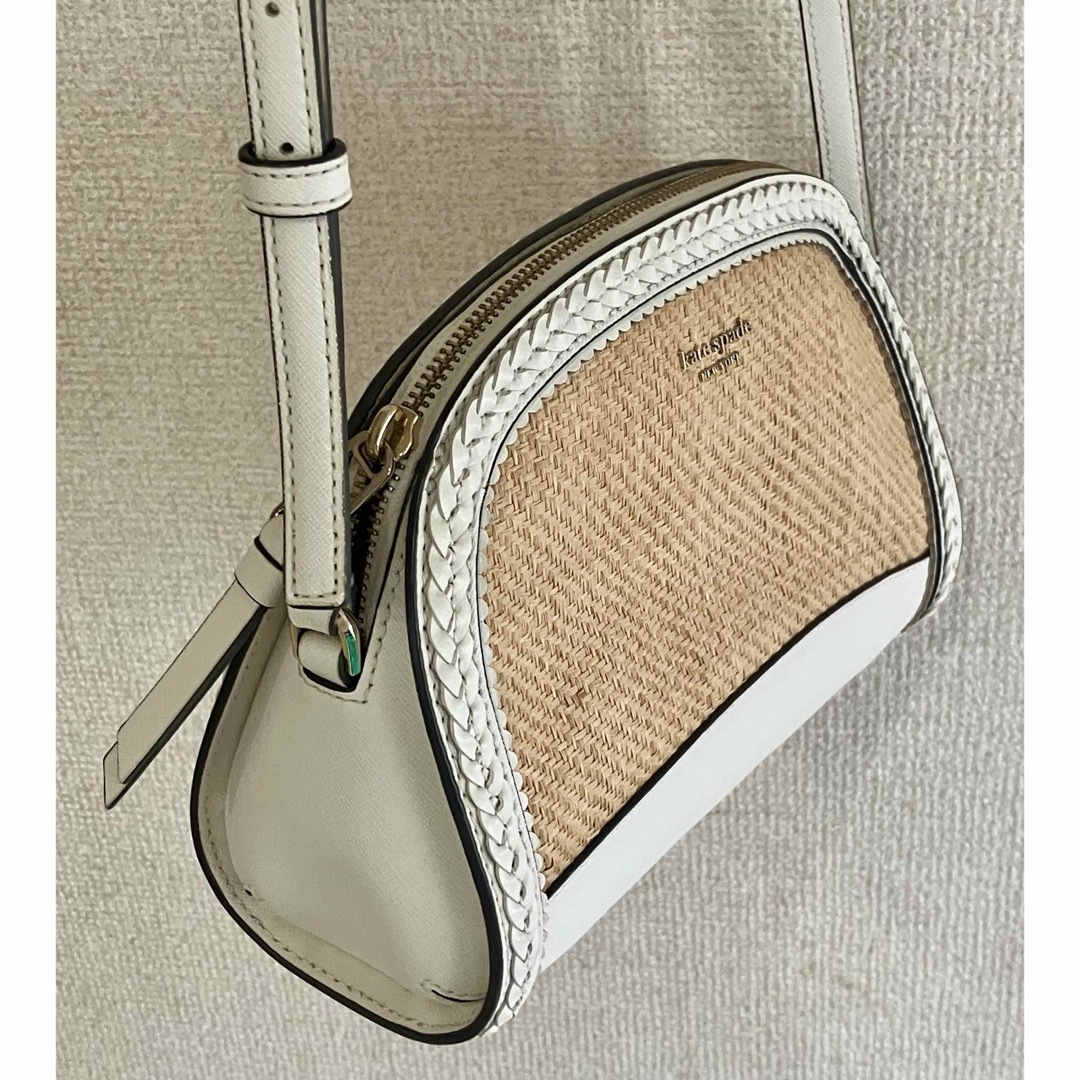 kate spade NEW YORK - kate spade ショルダーバッグ ラフィア kate spade NEW YORK - kate spade ショルダーバッグ ラフィア