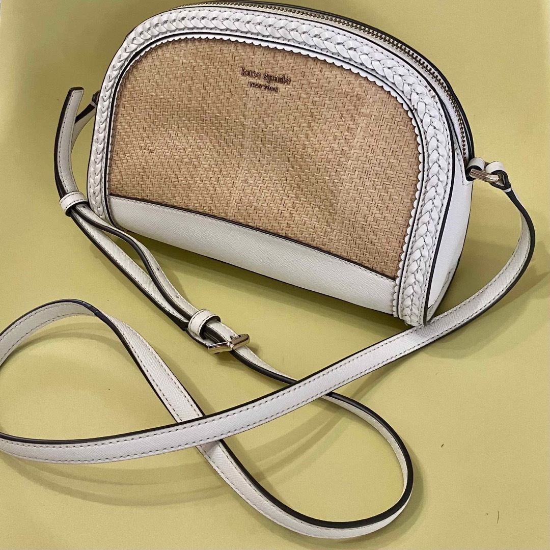 kate spade NEW YORK - kate spade ショルダーバッグ ラフィア kate spade NEW YORK - kate spade ショルダーバッグ ラフィア