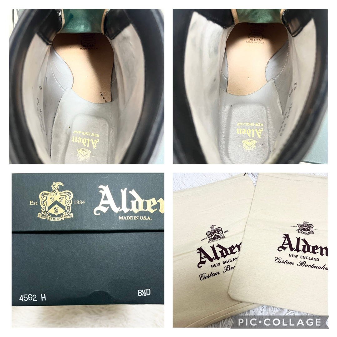 Alden - 美品✨オールデン 4562H ブーツ コードバン 黒 Alden - 美品✨オールデン 4562H ブーツ コードバン 黒