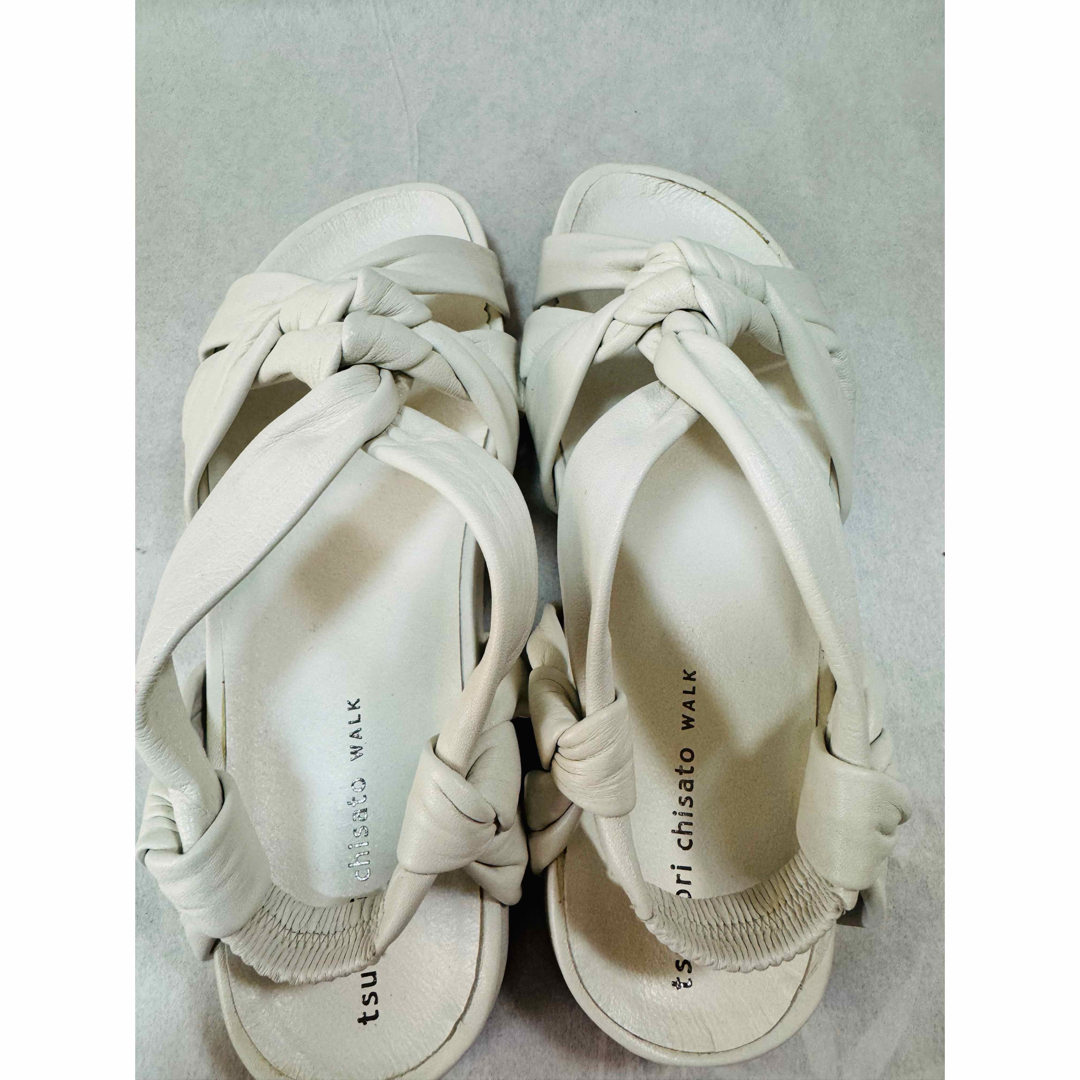 TSUMORI CHISATO - tumori chisato walk サンダル 白色 23.5の TSUMORI CHISATO - tumori chisato walk サンダル 白色 23.5の