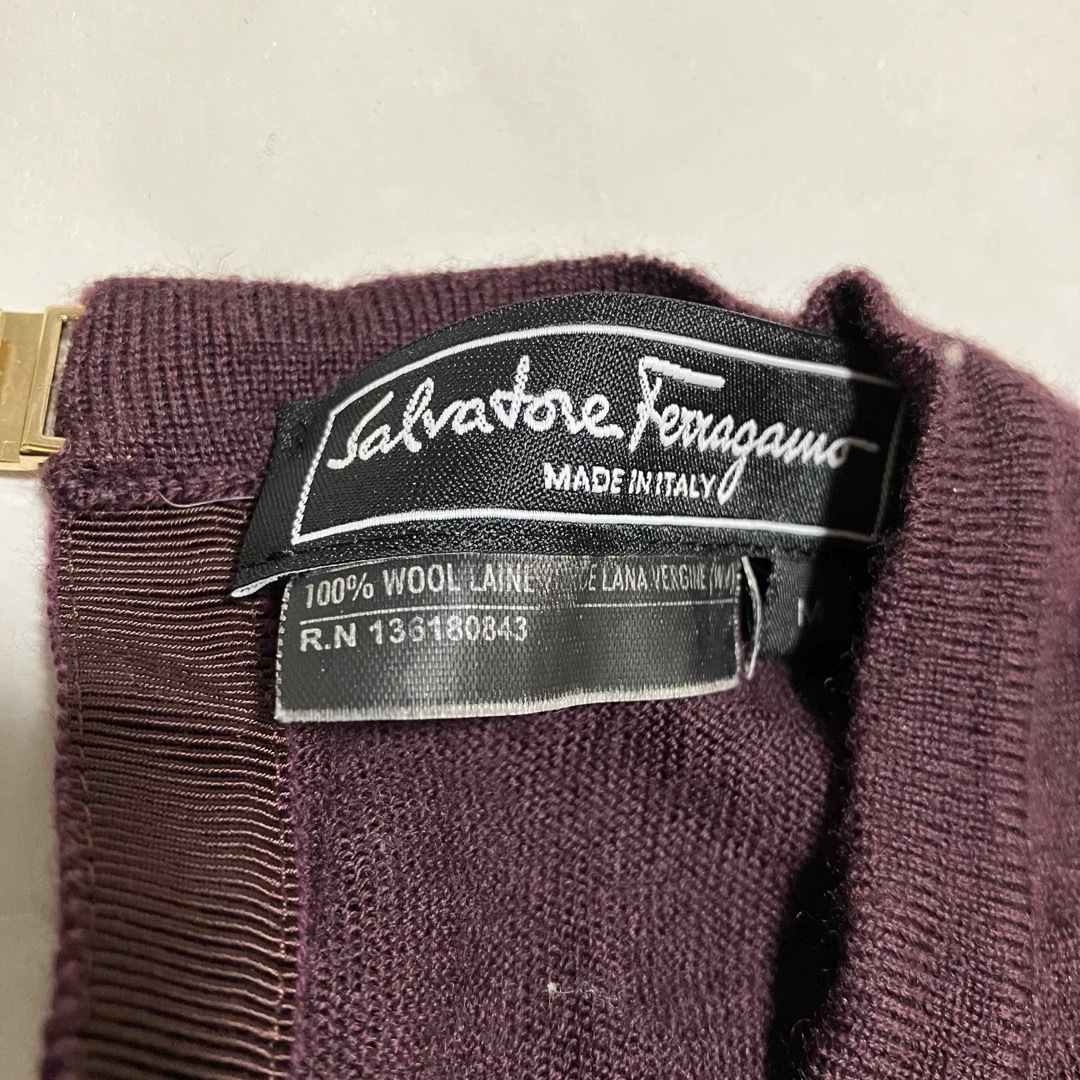 Salvatore Ferragamo - 【Salvatore Ferragamo】 ウール / 半袖 Salvatore Ferragamo - 【Salvatore Ferragamo】 ウール / 半袖