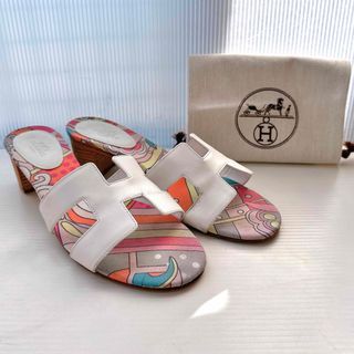 HERMES - HERMES(エルメス) サンダル 37 レディース美品 オラン HERMES - HERMES(エルメス) サンダル 37 レディース美品 オラン