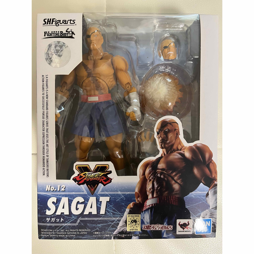 BANDAI - SHFiguarts サガット ストリートファイターV フィギュ BANDAI - SHFiguarts サガット ストリートファイターV フィギュ