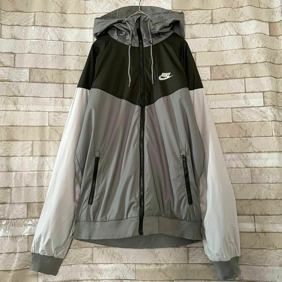 NIKE - NIKE ナイキ ナイロンジャケット 裏地メッシュプリント NIKE - NIKE ナイキ ナイロンジャケット 裏地メッシュプリント