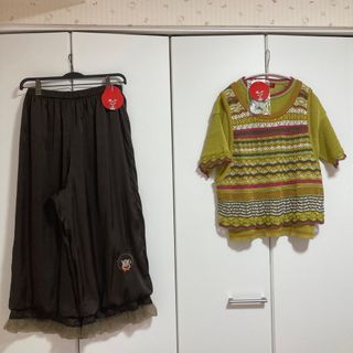 PRADA - 美品 PRADA プラダ サマー トライアングル セーター PRADA - 美品 PRADA プラダ サマー トライアングル セーター