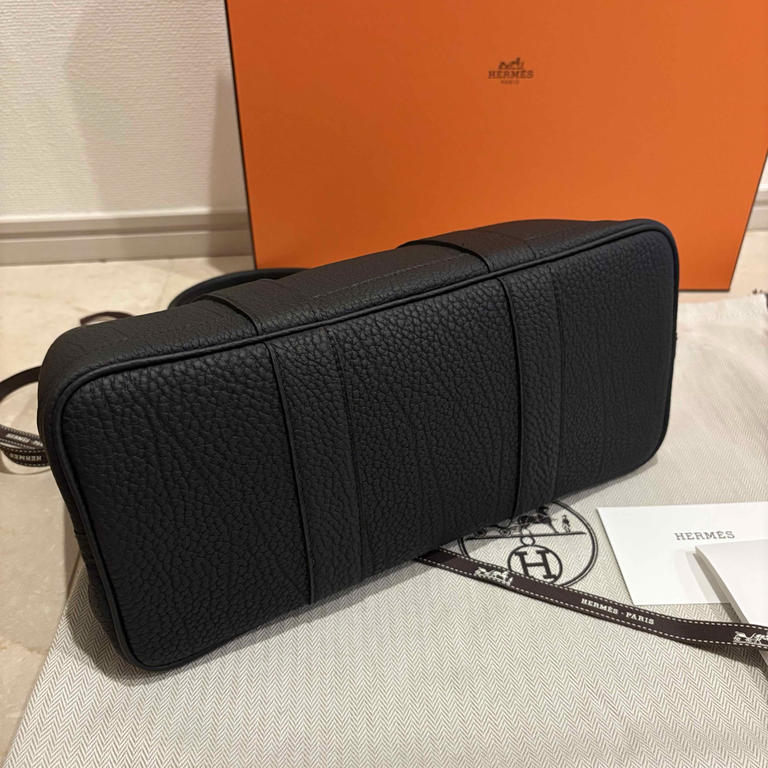 HERMES - 新品未使用 エルメス ガーデンパーティtpm 30 黒 HERMES - 新品未使用 エルメス ガーデンパーティtpm 30 黒