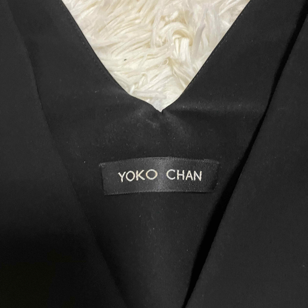 YOKO CHAN - ヨーコチャン バック パール ブラック ワンピースの YOKO CHAN - ヨーコチャン バック パール ブラック ワンピースの