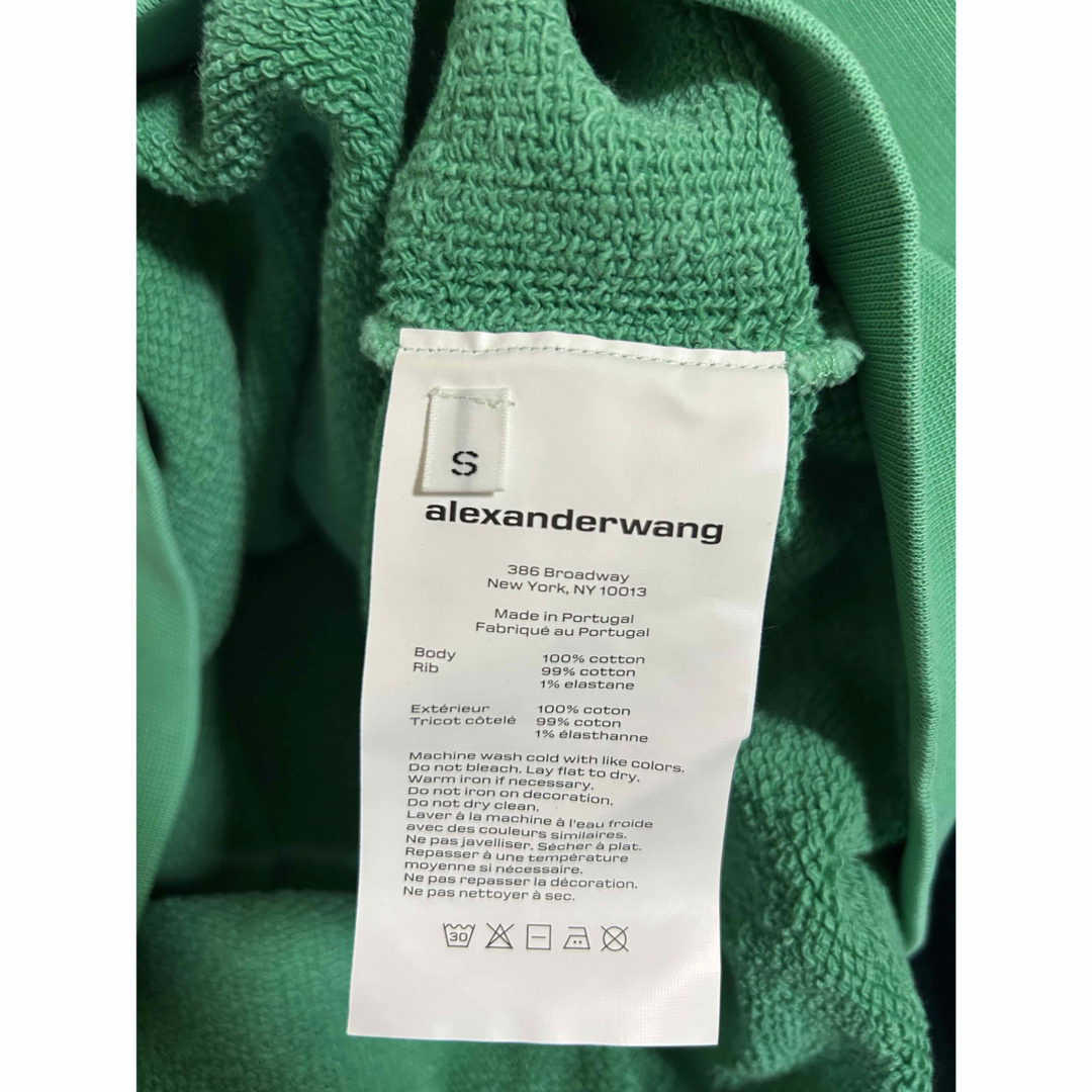 Alexander Wang - 未使用 ALEXANDER WANG グリーンパーカーの Alexander Wang - 未使用 ALEXANDER WANG グリーンパーカーの