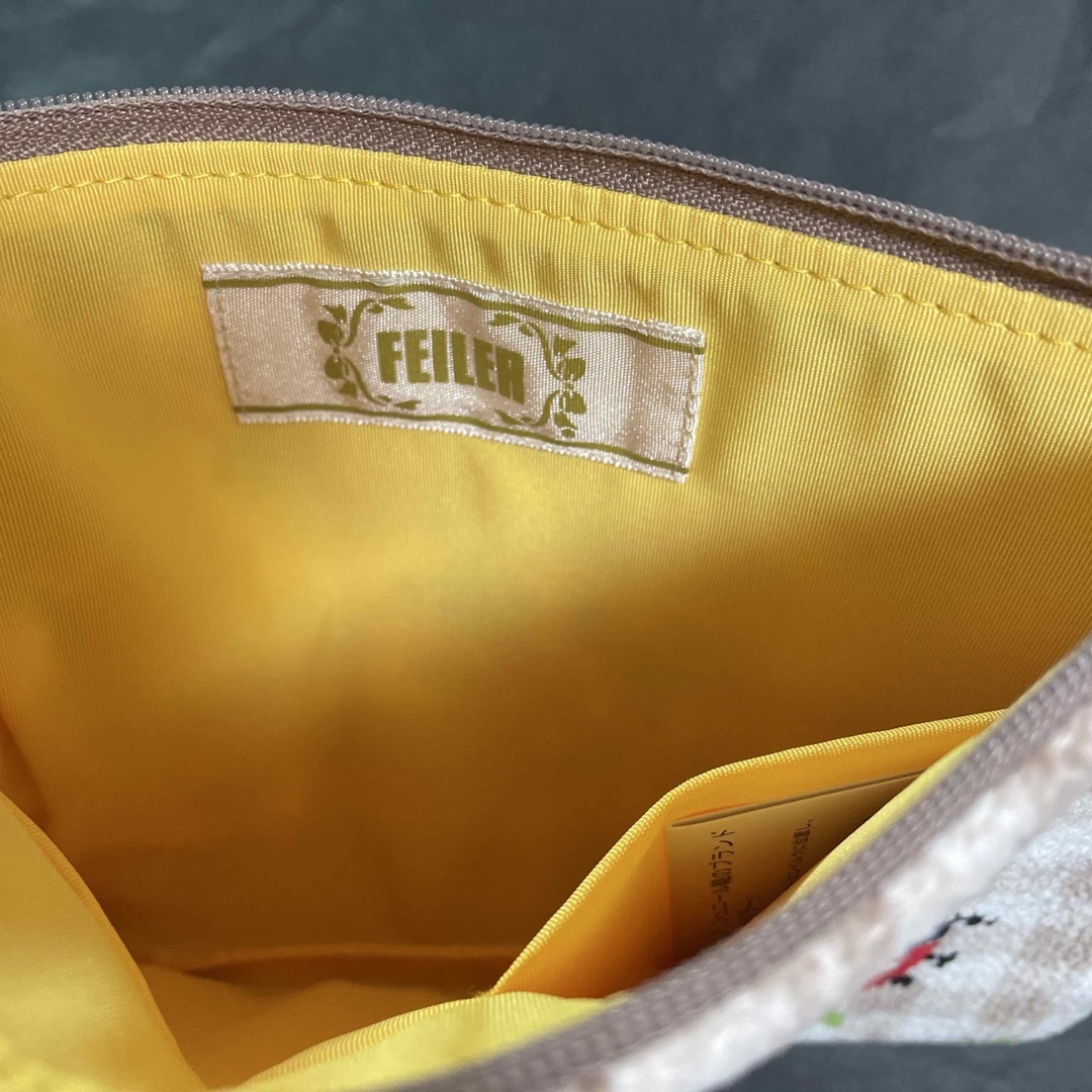FEILER - 新品☆FEILERフェイラー☆ポーチ☆ハイジチェック FEILER - 新品☆FEILERフェイラー☆ポーチ☆ハイジチェック