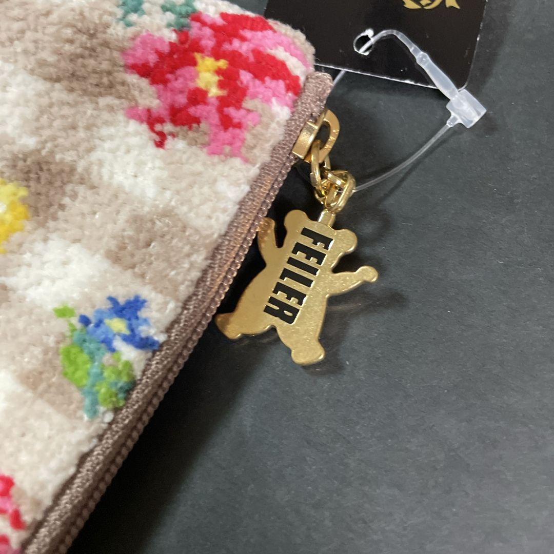 FEILER - 新品☆FEILERフェイラー☆ポーチ☆ハイジチェック FEILER - 新品☆FEILERフェイラー☆ポーチ☆ハイジチェック