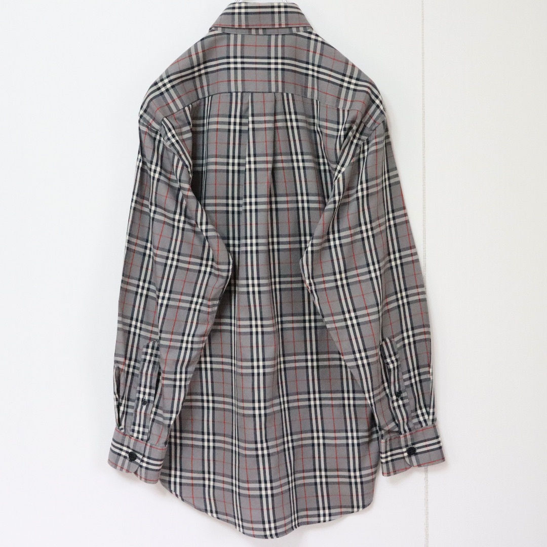 BURBERRY - 【90s】バーバリーズ BDシャツ ノバチェク柄 刺繍 BURBERRY - 【90s】バーバリーズ BDシャツ ノバチェク柄 刺繍