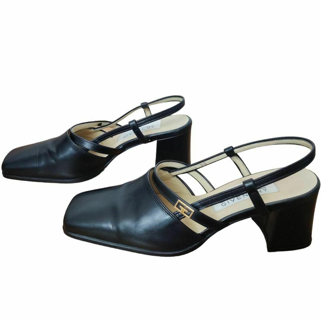 GIVENCHY - ☆美品☆ GIVENCHY ジバンシー スクエアトゥ バック GIVENCHY - ☆美品☆ GIVENCHY ジバンシー スクエアトゥ バック