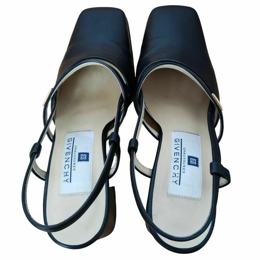 GIVENCHY - ☆美品☆ GIVENCHY ジバンシー スクエアトゥ バック GIVENCHY - ☆美品☆ GIVENCHY ジバンシー スクエアトゥ バック