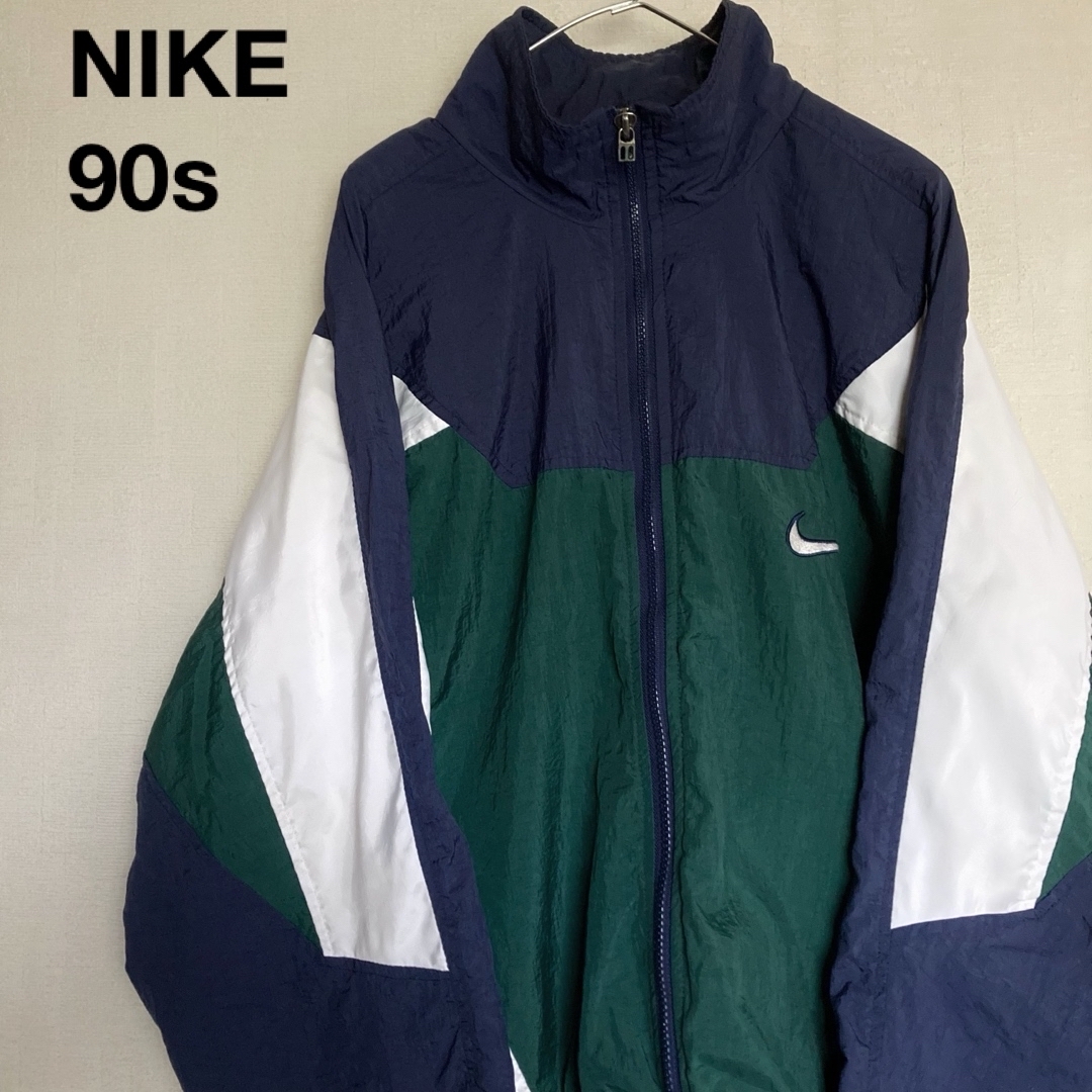 NIKE - 90s NIKE ナイロンジャケット マルチカラー 銀タグの通販 NIKE - 90s NIKE ナイロンジャケット マルチカラー 銀タグの通販